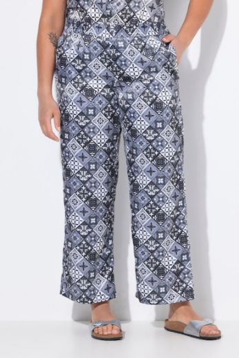 Moda za polnejše Hlače širokih ravnih nogavica plus velikost, xxl, Ulla Popken in Johann Popken (JP1880)