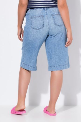 Moda za polnejše Hlače bermude od mješavine lana plus velikost, xxl, Ulla Popken in Johann Popken (JP1880)