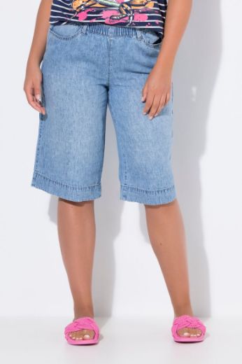 Moda za polnejše Hlače bermude od mješavine lana plus velikost, xxl, Ulla Popken in Johann Popken (JP1880)