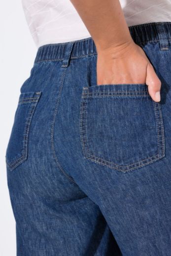 Moda za polnejše Hlače bermude od mješavine lana plus velikost, xxl, Ulla Popken in Johann Popken (JP1880)