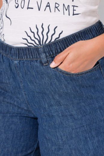 Moda za polnejše Hlače bermude od mješavine lana plus velikost, xxl, Ulla Popken in Johann Popken (JP1880)