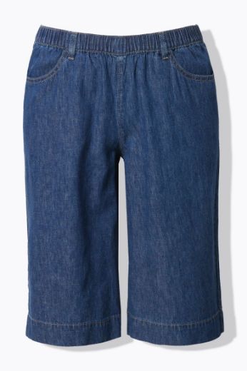 Moda za polnejše Hlače bermude od mješavine lana plus velikost, xxl, Ulla Popken in Johann Popken (JP1880)