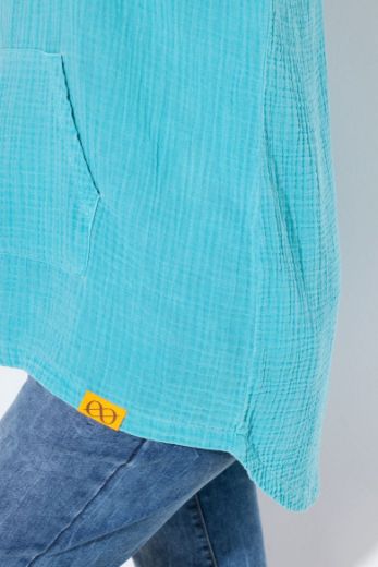 Moda za polnejše Bluza kratkih rukava s kapuljačom plus velikost, xxl, Ulla Popken in Johann Popken (JP1880)