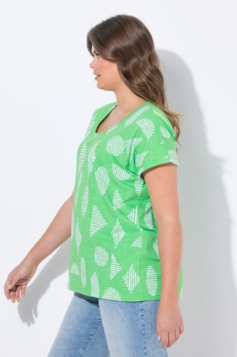Moda za polnejše Majica kratkih rukava okruglog ovratnika plus velikost, xxl, Ulla Popken in Johann Popken (JP1880)