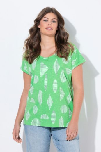Moda za polnejše Majica kratkih rukava okruglog ovratnika plus velikost, xxl, Ulla Popken in Johann Popken (JP1880)