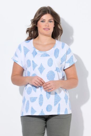 Moda za polnejše Majica kratkih rukava okruglog ovratnika plus velikost, xxl, Ulla Popken in Johann Popken (JP1880)