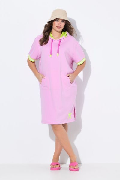 Slika Haljina kratkih rukava s kapuljačom