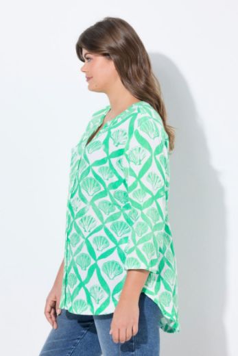 Moda za polnejše Bluza 3/4 rukava V ovratnika plus velikost, xxl, Ulla Popken in Johann Popken (JP1880)