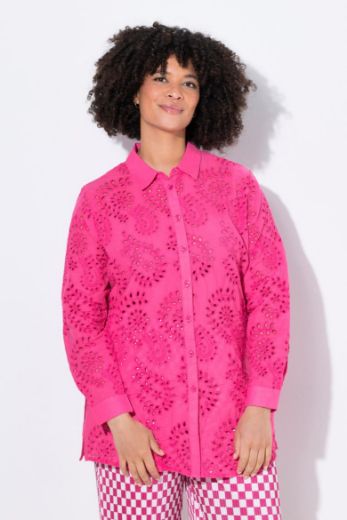 Moda za polnejše Bluza s  ukrasnim vezom plus velikost, xxl, Ulla Popken in Johann Popken (JP1880)