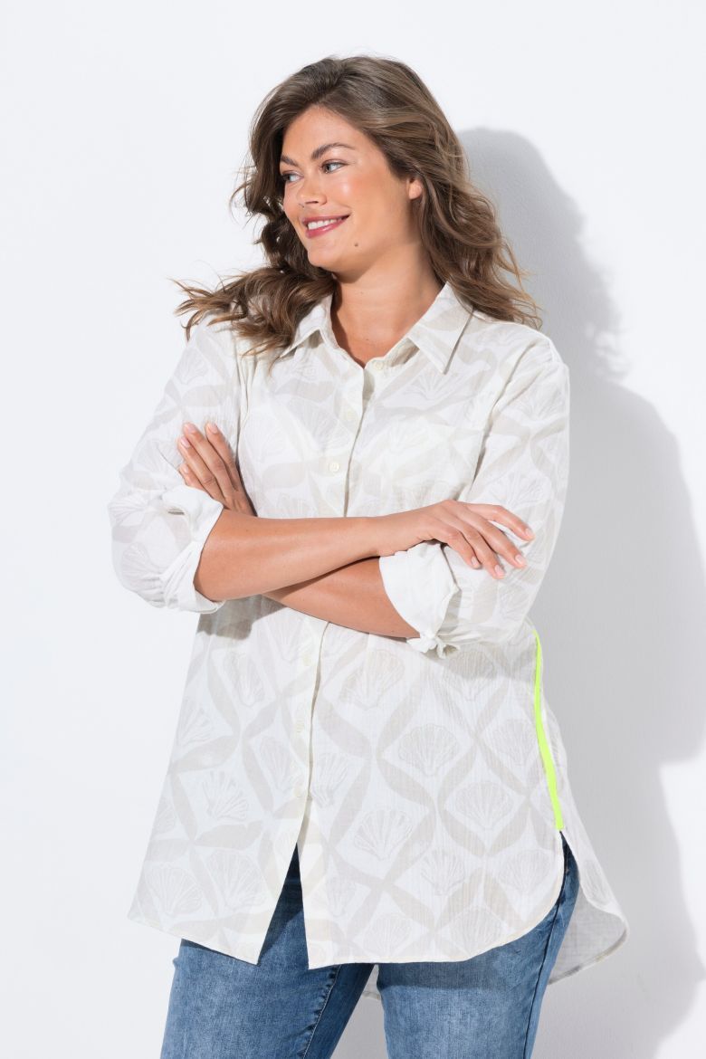 Moda za polnejše Bluza dugih rukava dužeg kroja plus velikost, xxl, Ulla Popken in Johann Popken (JP1880)