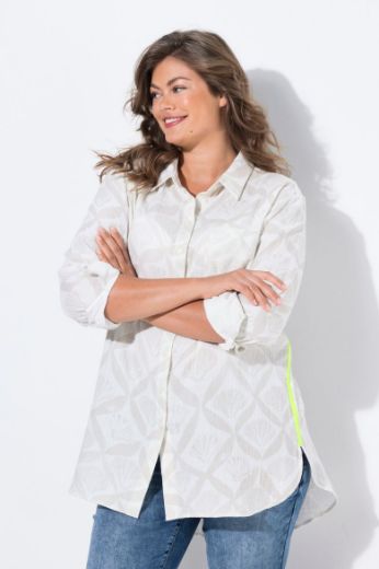 Moda za polnejše Bluza dugih rukava dužeg kroja plus velikost, xxl, Ulla Popken in Johann Popken (JP1880)