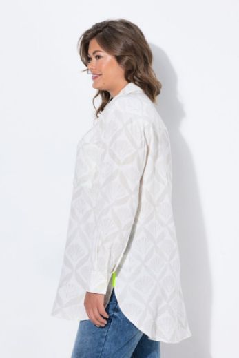 Moda za polnejše Bluza dugih rukava dužeg kroja plus velikost, xxl, Ulla Popken in Johann Popken (JP1880)