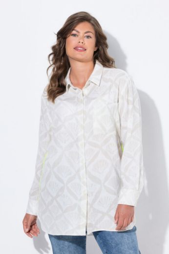 Moda za polnejše Bluza dugih rukava dužeg kroja plus velikost, xxl, Ulla Popken in Johann Popken (JP1880)