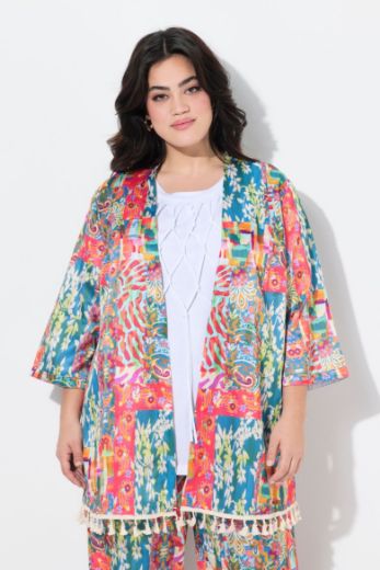 Moda za polnejše Kimono plus velikost, xxl, Ulla Popken in Johann Popken (JP1880)