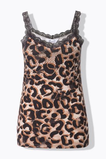 Moda za polnejše Top s čipkastim detaljima plus velikost, xxl, Ulla Popken in Johann Popken (JP1880)