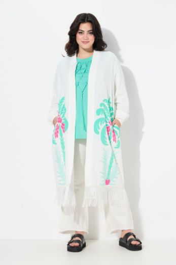 Moda za polnejše Kimono s resama plus velikost, xxl, Ulla Popken in Johann Popken (JP1880)