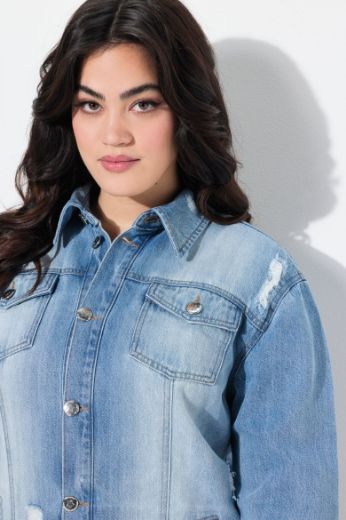 Moda za polnejše Jakna traper plus velikost, xxl, Ulla Popken in Johann Popken (JP1880)
