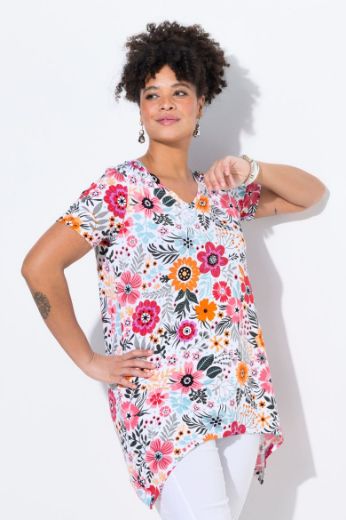 Moda za polnejše Košulja cvjetnog uzorka plus velikost, xxl, Ulla Popken in Johann Popken (JP1880)