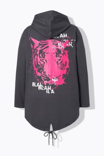 Moda za polnejše Majica dugih rukava s printom tigra plus velikost, xxl, Ulla Popken in Johann Popken (JP1880)