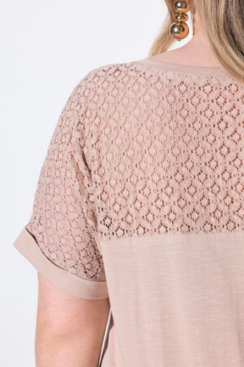 Moda za polnejše Majica kratkih rukava plus velikost, xxl, Ulla Popken in Johann Popken (JP1880)