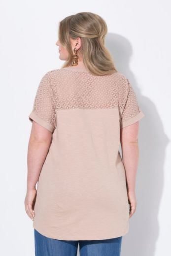 Moda za polnejše Majica kratkih rukava plus velikost, xxl, Ulla Popken in Johann Popken (JP1880)