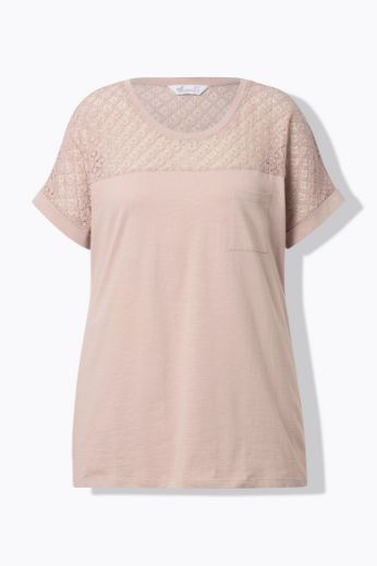 Moda za polnejše Majica kratkih rukava plus velikost, xxl, Ulla Popken in Johann Popken (JP1880)