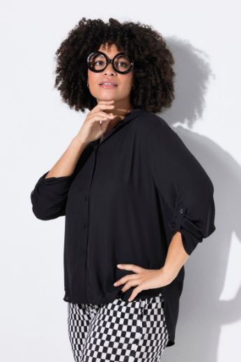 Moda za polnejše Bluza s kapuljačom plus velikost, xxl, Ulla Popken in Johann Popken (JP1880)