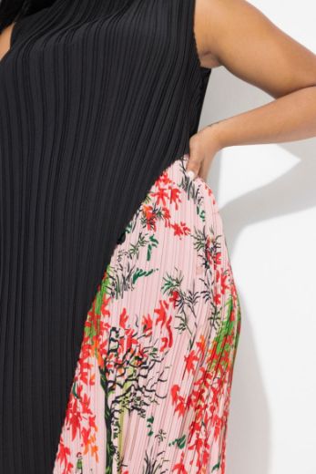 Moda za polnejše Haljina midi bez rukava okruglog ovratnika plus velikost, xxl, Ulla Popken in Johann Popken (JP1880)