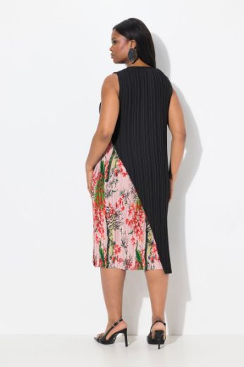 Moda za polnejše Haljina midi bez rukava okruglog ovratnika plus velikost, xxl, Ulla Popken in Johann Popken (JP1880)