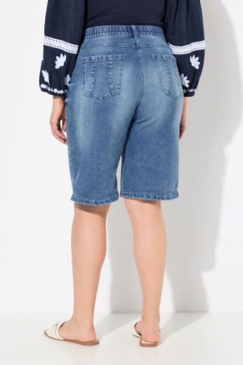 Moda za polnejše Traperice bermude širih nogavica plus velikost, xxl, Ulla Popken in Johann Popken (JP1880)