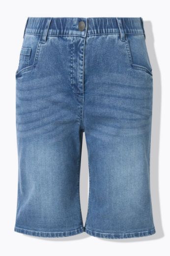 Moda za polnejše Traperice bermude širih nogavica plus velikost, xxl, Ulla Popken in Johann Popken (JP1880)