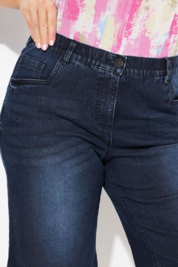 Moda za polnejše Traperice bermude širih nogavica plus velikost, xxl, Ulla Popken in Johann Popken (JP1880)