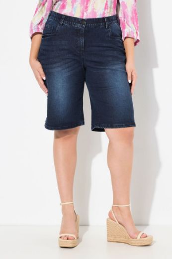 Moda za polnejše Traperice bermude širih nogavica plus velikost, xxl, Ulla Popken in Johann Popken (JP1880)