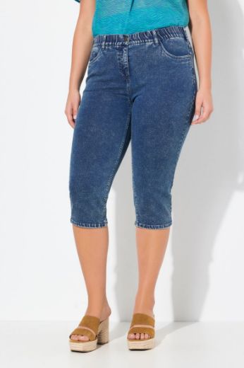 Moda za polnejše Traperice Capri plus velikost, xxl, Ulla Popken in Johann Popken (JP1880)