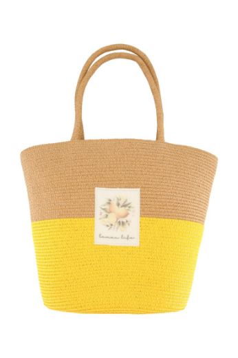 Moda za polnejše Torba od slame pletena plus velikost, xxl, Ulla Popken in Johann Popken (JP1880)