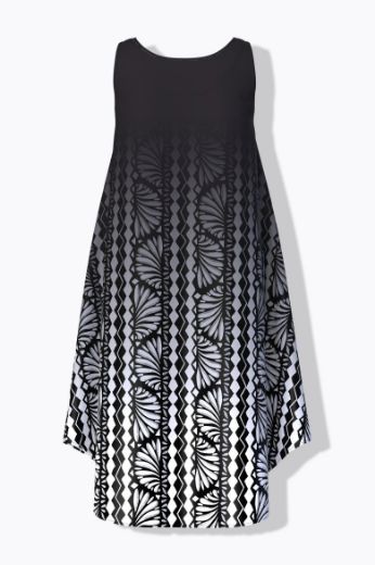 Moda za polnejše Haljina maxi bez rukava plus velikost, xxl, Ulla Popken in Johann Popken (JP1880)