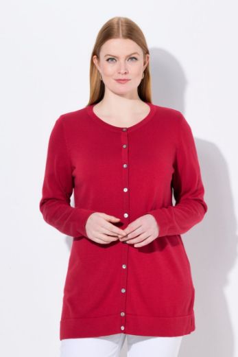 Moda za polnejše Kardigan na kopčanje plus velikost, xxl, Ulla Popken in Johann Popken (JP1880)