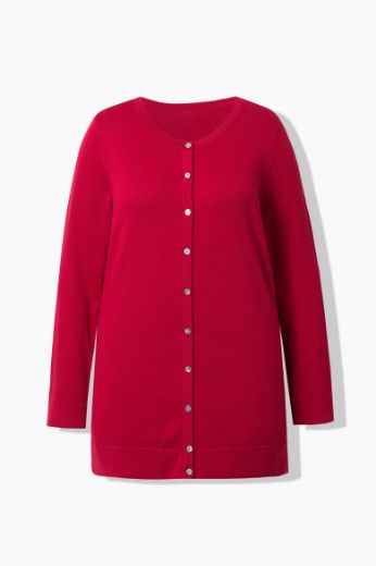 Moda za polnejše Kardigan na kopčanje plus velikost, xxl, Ulla Popken in Johann Popken (JP1880)