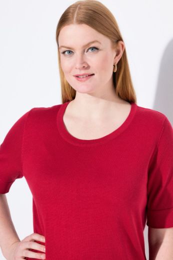 Moda za polnejše Majica kratkih rukava okruglog ovratnika plus velikost, xxl, Ulla Popken in Johann Popken (JP1880)