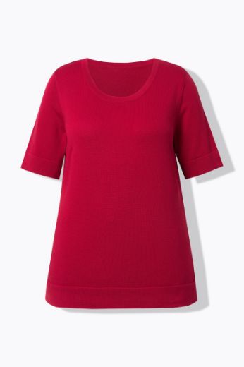 Moda za polnejše Majica kratkih rukava okruglog ovratnika plus velikost, xxl, Ulla Popken in Johann Popken (JP1880)