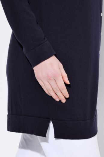 Moda za polnejše Kardigan na kopčanje dužeg kroja plus velikost, xxl, Ulla Popken in Johann Popken (JP1880)