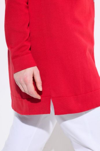 Moda za polnejše Kardigan na kopčanje dužeg kroja plus velikost, xxl, Ulla Popken in Johann Popken (JP1880)