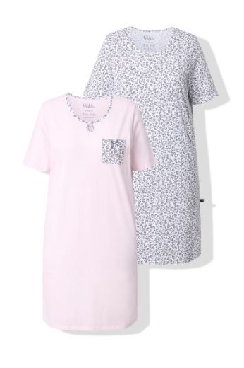 Moda za polnejše Spavaćica s leopard uzorkom 2 komada plus velikost, xxl, Ulla Popken in Johann Popken (JP1880)