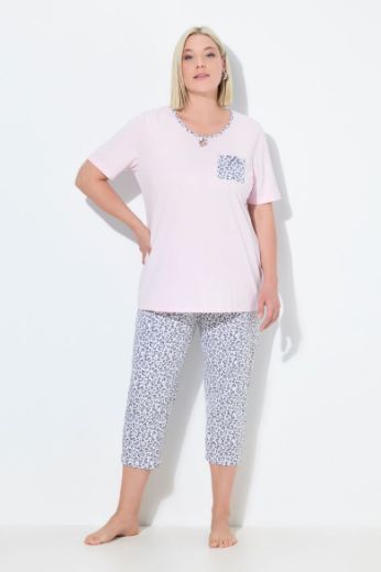 Moda za polnejše Pidžama s leopard uzorkom plus velikost, xxl, Ulla Popken in Johann Popken (JP1880)