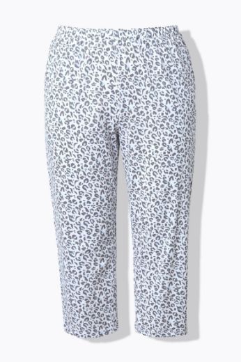 Moda za polnejše Pidžama s leopard uzorkom plus velikost, xxl, Ulla Popken in Johann Popken (JP1880)