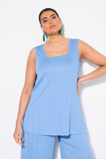 Moda za polnejše Majica bez rukava A kroja plus velikost, xxl, Ulla Popken in Johann Popken (JP1880)