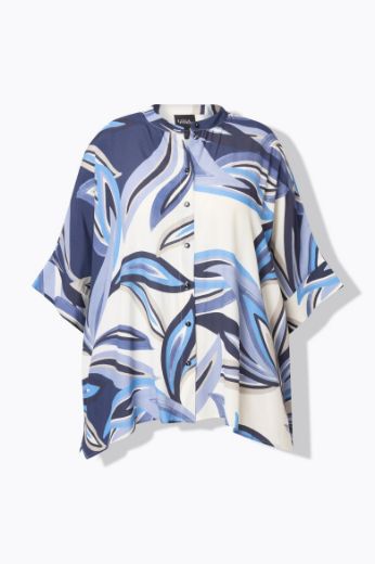 Moda za polnejše Bluza 3/4 rukava šireg kroja plus velikost, xxl, Ulla Popken in Johann Popken (JP1880)