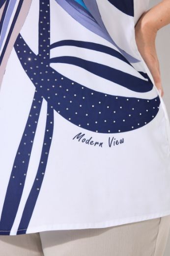 Moda za polnejše Majica kratkih rukava okruglog ovratnika plus velikost, xxl, Ulla Popken in Johann Popken (JP1880)