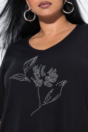 Moda za polnejše Majica kratkih rukava V ovratnika plus velikost, xxl, Ulla Popken in Johann Popken (JP1880)