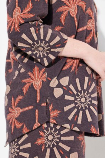 Moda za polnejše Sako pamučni  3/4 rukava plus velikost, xxl, Ulla Popken in Johann Popken (JP1880)